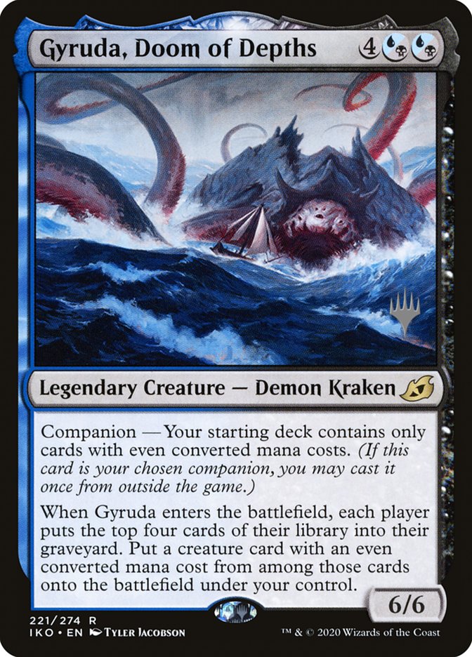 Gyruda, Doom of Depths (Promo Pack) [Ikoria: Lair of Behemoths Promos] | Galaxy Games LLC