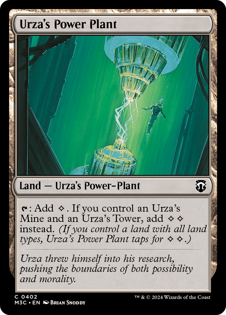 Urza's Power Plant (Ripple Foil) [Modern Horizons 3 Commander] | Galaxy Games LLC