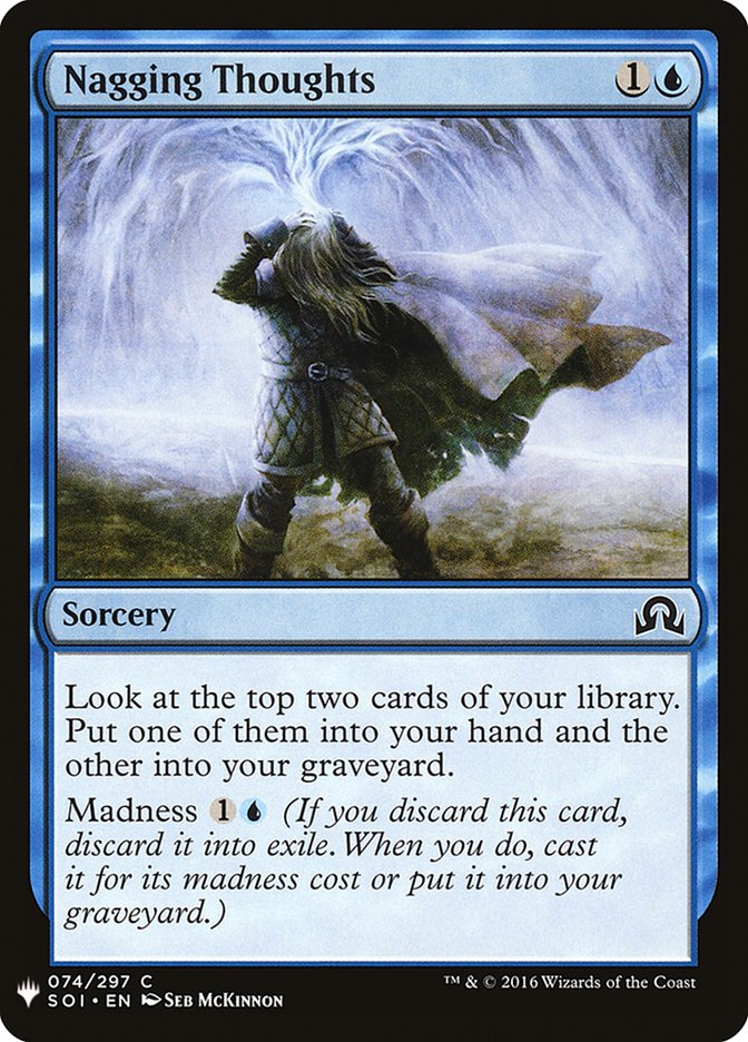 Nagging Thoughts [Mystery Booster] | Galaxy Games LLC