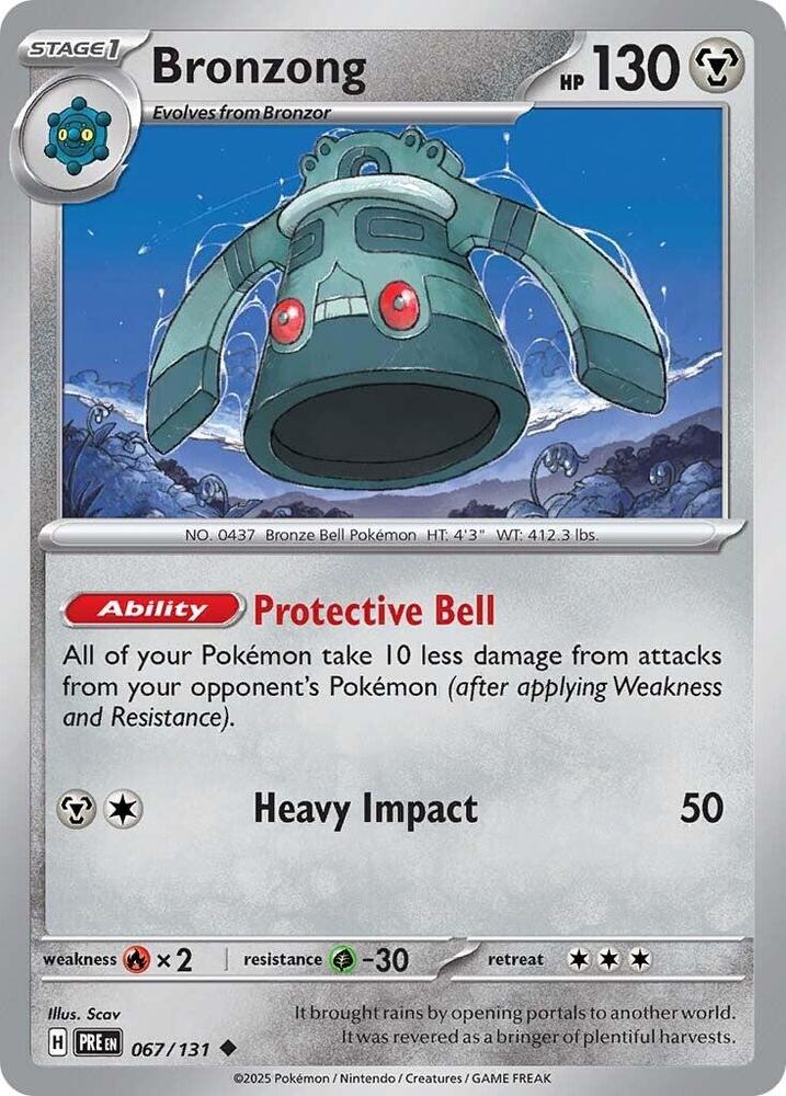 Bronzong (067/131) [Scarlet & Violet: Prismatic Evolutions] | Galaxy Games LLC