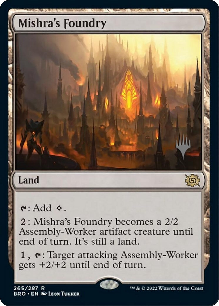 Mishra's Foundry (Promo Pack) [The Brothers' War Promos] | Galaxy Games LLC