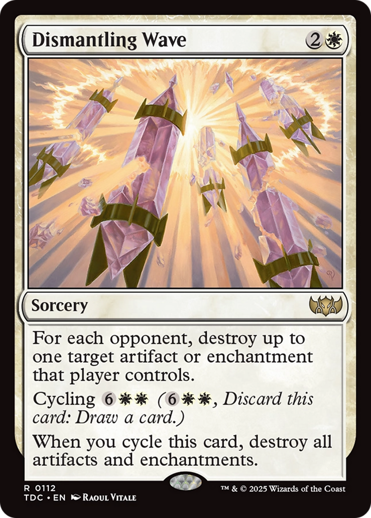 Dismantling Wave [Tarkir: Dragonstorm Commander] | Galaxy Games LLC