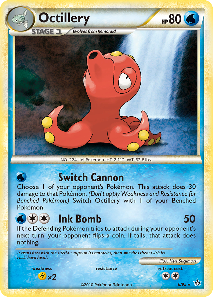 Octillery (6/95) [HeartGold & SoulSilver: Unleashed] | Galaxy Games LLC