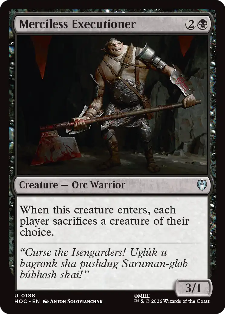 Merciless Executioner [The Hobbit: Eternal-Legal] | Galaxy Games LLC