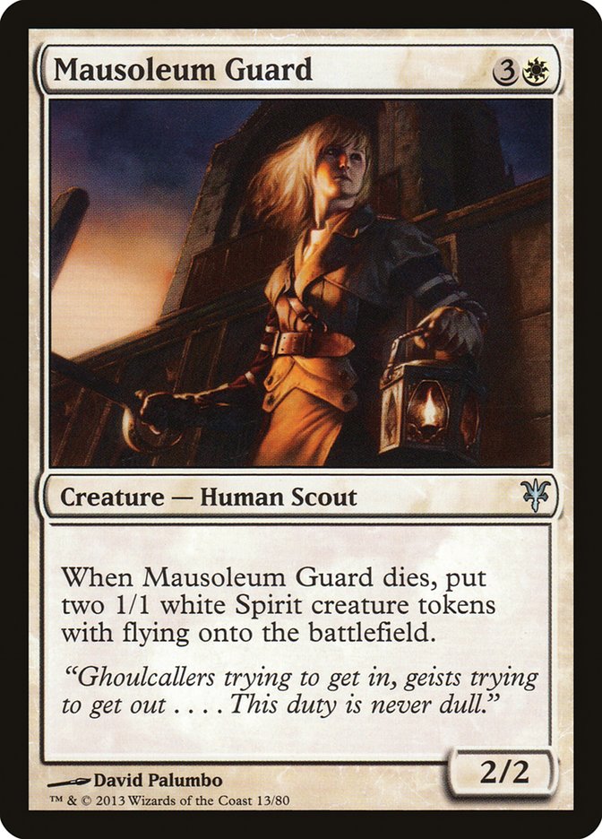 Mausoleum Guard [Duel Decks: Sorin vs. Tibalt] | Galaxy Games LLC