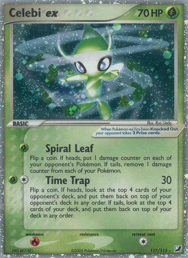 Celebi ex (117/115) [EX: Unseen Forces] | Galaxy Games LLC