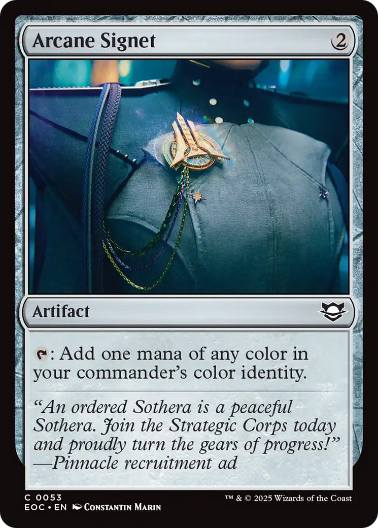 Arcane Signet [Edge of Eternities Commander] | Galaxy Games LLC