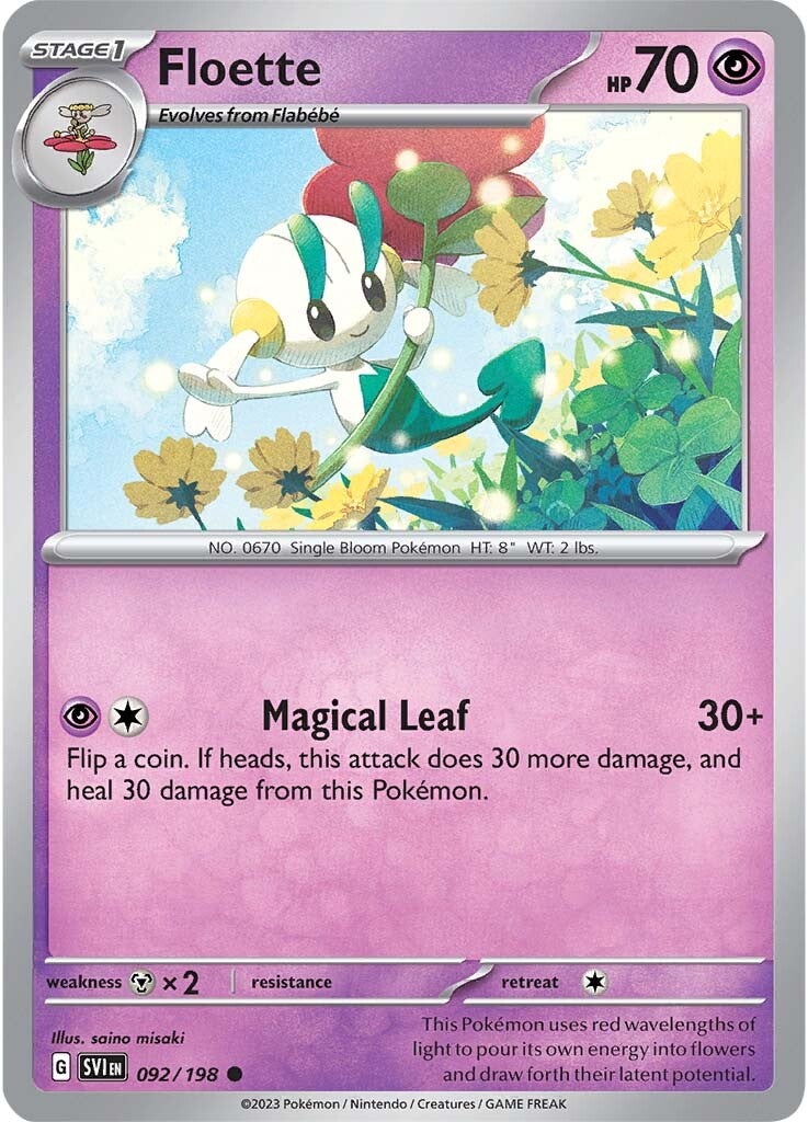 Floette (092/198) [Scarlet & Violet: Base Set] | Galaxy Games LLC