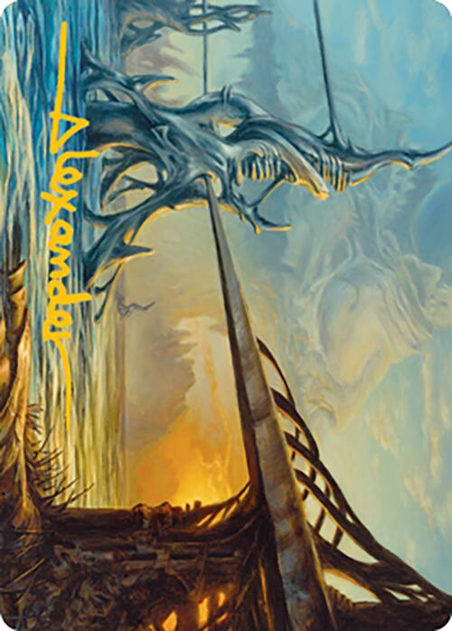 Razortide Bridge Art Card (Gold-Stamped Signature) [Modern Horizons 2 Art Series] | Galaxy Games LLC