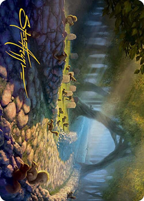Squirrel Sanctuary Art Card (Gold-Stamped Signature) [Modern Horizons 2 Art Series] | Galaxy Games LLC