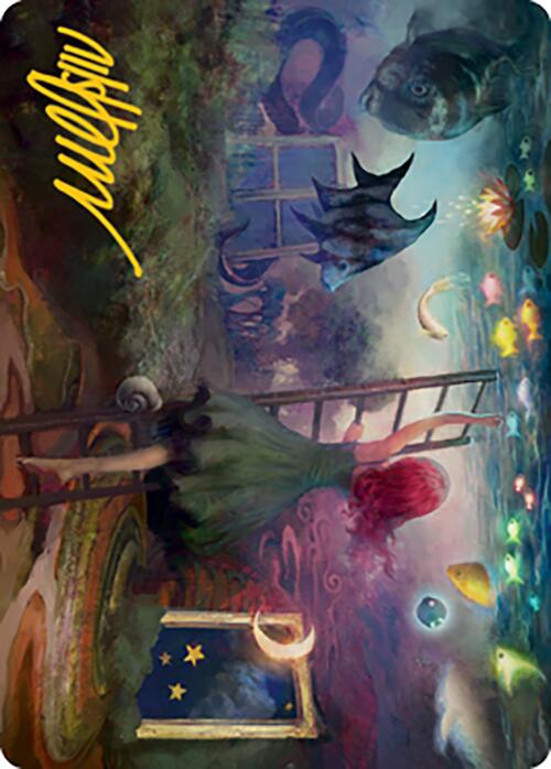 Lucid Dreams Art Card (Gold-Stamped Signature) [Modern Horizons 2 Art Series] | Galaxy Games LLC