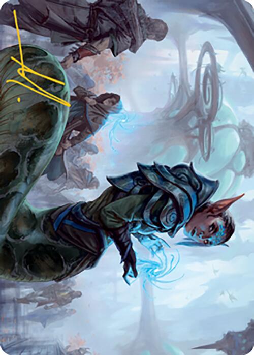Lonis, Cryptozoologist Art Card (Gold-Stamped Signature) [Modern Horizons 2 Art Series] | Galaxy Games LLC