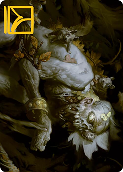 Nested Shambler Art Card (Gold-Stamped Signature) [Modern Horizons 2 Art Series] | Galaxy Games LLC