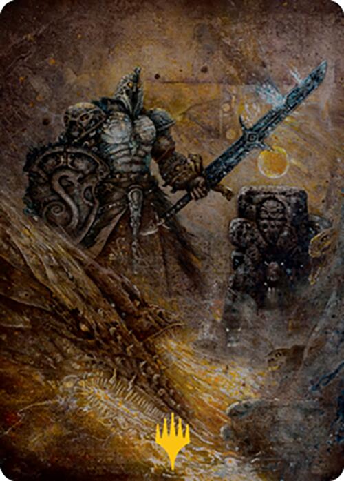 Dakkon, Shadow Slayer Art Card (48) (Gold-Stamped Signature) [Modern Horizons 2 Art Series] | Galaxy Games LLC