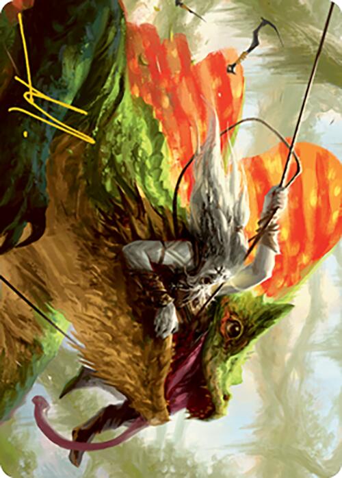 Captured by Lagacs Art Card (Gold-Stamped Signature) [Modern Horizons 2 Art Series] | Galaxy Games LLC