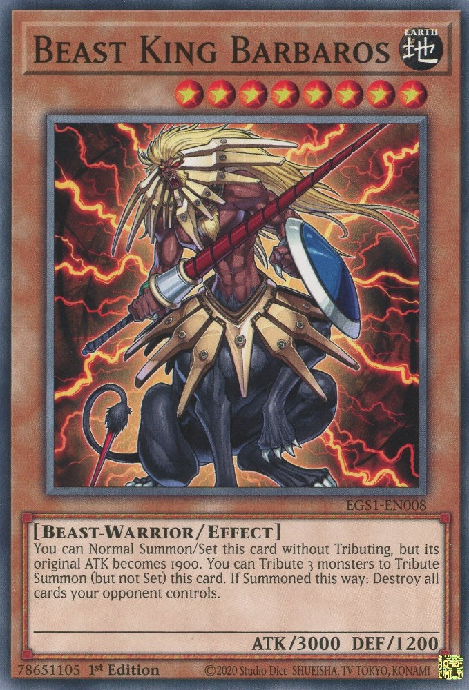 Beast King Barbaros [EGS1-EN008] Common | Galaxy Games LLC
