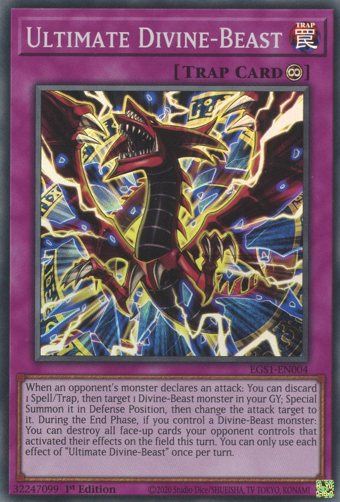 Ultimate Divine-Beast [EGS1-EN004] Super Rare | Galaxy Games LLC