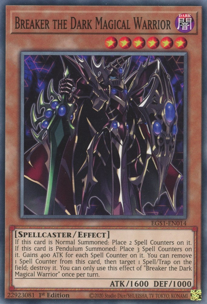 Breaker the Dark Magical Warrior [EGS1-EN014] Common | Galaxy Games LLC