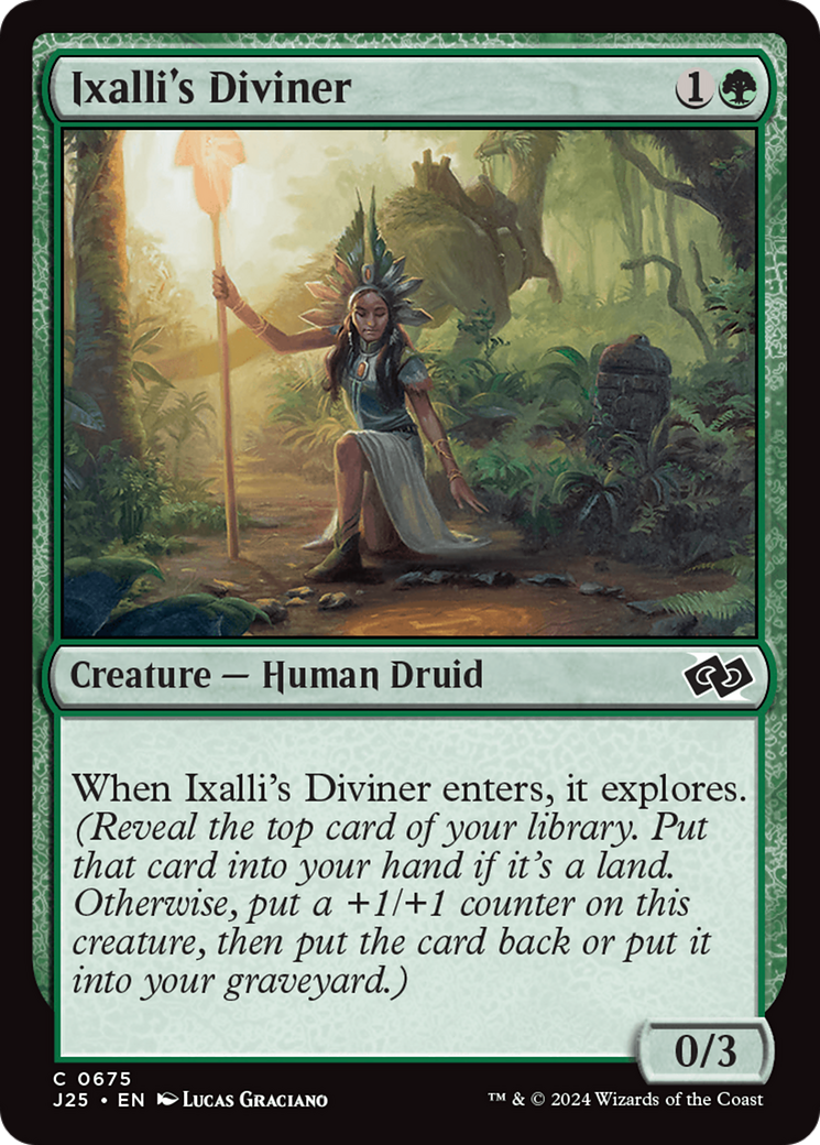 Ixalli's Diviner [Foundations Jumpstart] | Galaxy Games LLC