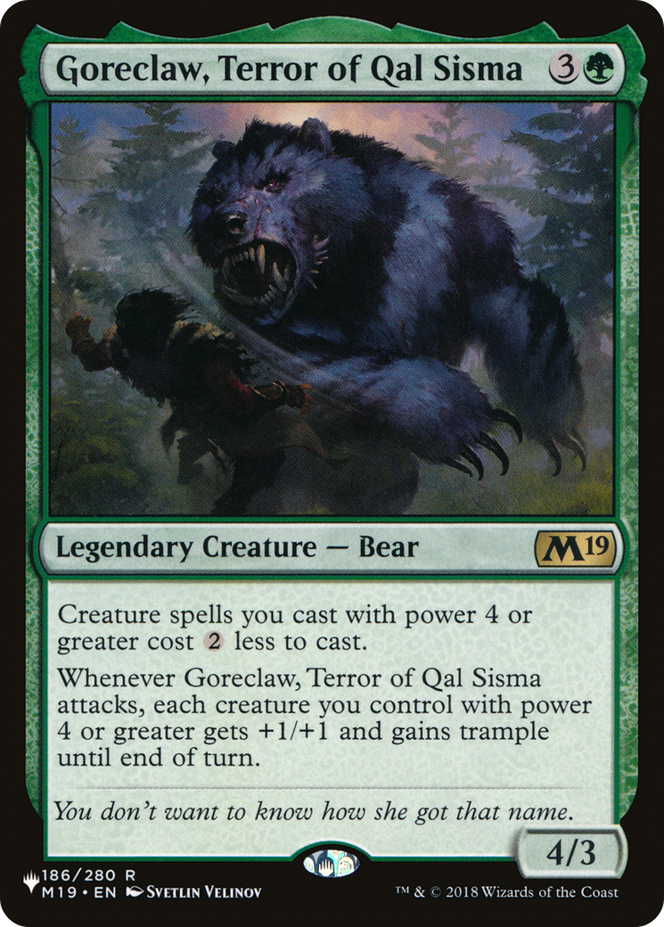 Goreclaw, Terror of Qal Sisma [The List] | Galaxy Games LLC
