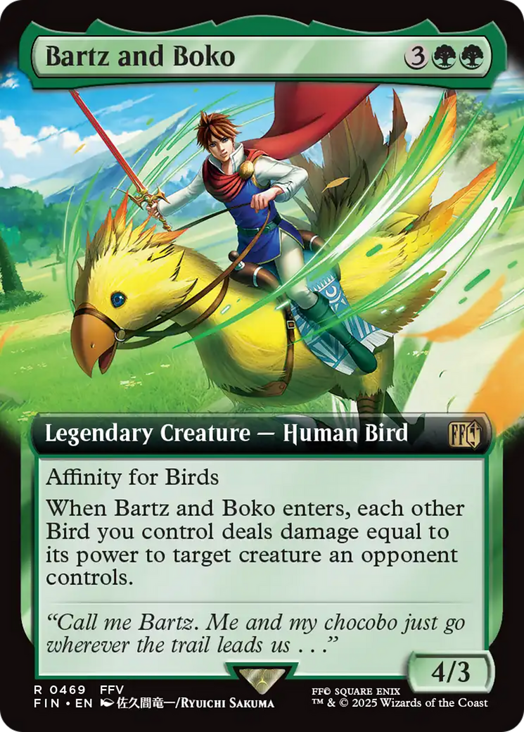 Bartz and Boko (Extended Art) [FINAL FANTASY] | Galaxy Games LLC