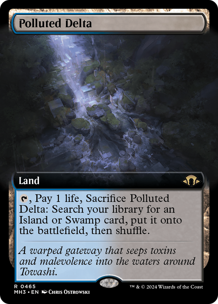 Polluted Delta (Extended Art) [Modern Horizons 3] | Galaxy Games LLC