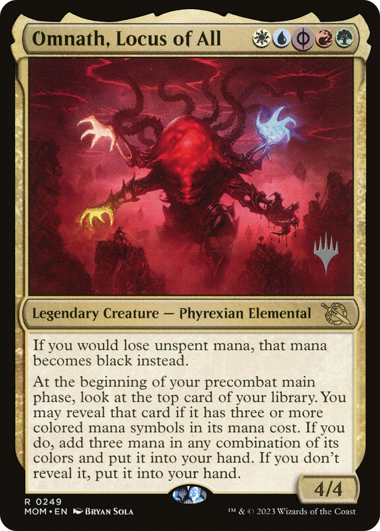 Omnath, Locus of All (Promo Pack) [March of the Machine Promos] | Galaxy Games LLC