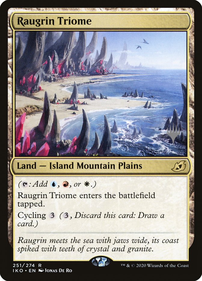 Raugrin Triome (Promo Pack) [Ikoria: Lair of Behemoths Promos] | Galaxy Games LLC