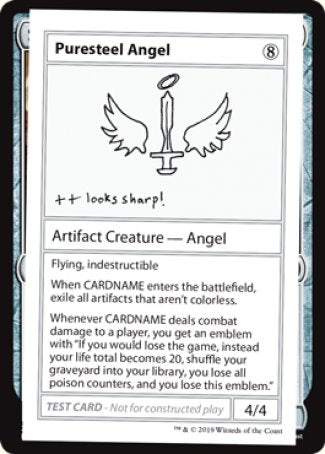 Puresteel Angel (2021 Edition) [Mystery Booster Playtest Cards] | Galaxy Games LLC