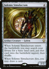 Solemn Simulacrum [Phyrexia: All Will Be One Commander] | Galaxy Games LLC