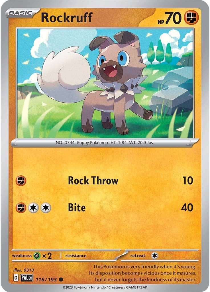 Rockruff (116/193) [Scarlet & Violet: Paldea Evolved] | Galaxy Games LLC