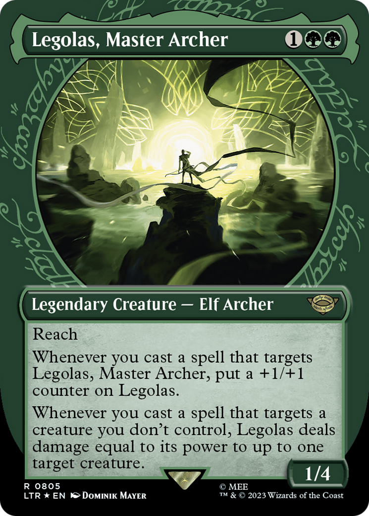 Legolas, Master Archer (Showcase) (Surge Foil) [The Lord of the Rings: Tales of Middle-Earth] | Galaxy Games LLC