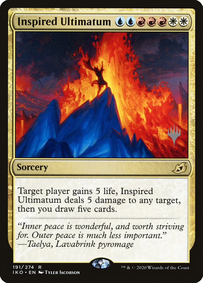 Inspired Ultimatum (Promo Pack) [Ikoria: Lair of Behemoths Promos] | Galaxy Games LLC