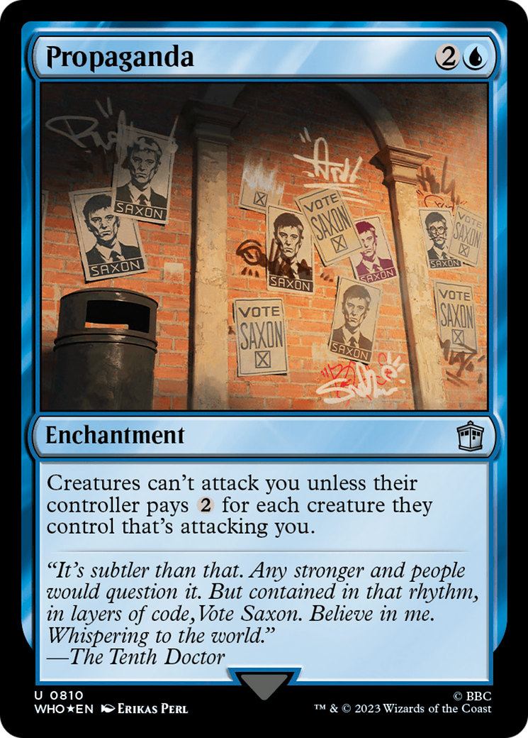 Propaganda (Surge Foil) [Doctor Who] | Galaxy Games LLC