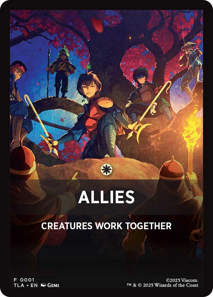 Allies Theme Card [Avatar: The Last Airbender: Eternal-Legal] | Galaxy Games LLC