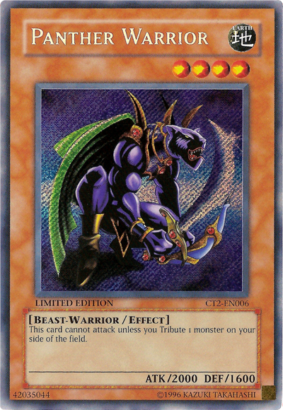 Panther Warrior [CT2-EN006] Secret Rare | Galaxy Games LLC