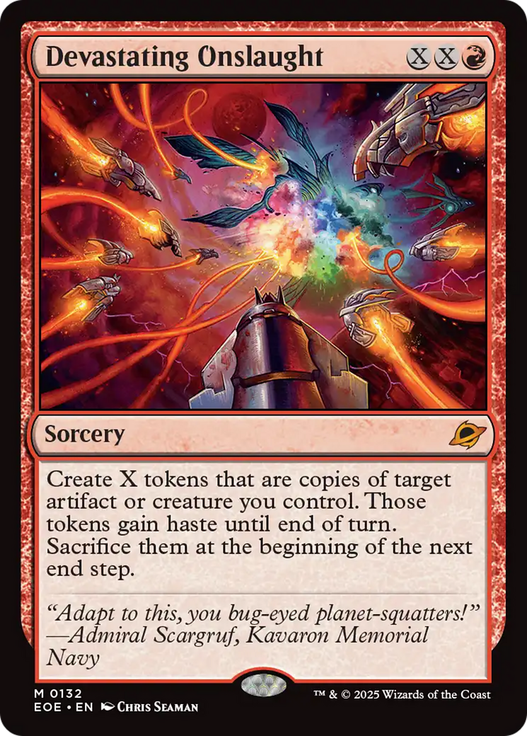 Devastating Onslaught [Edge of Eternities] | Galaxy Games LLC