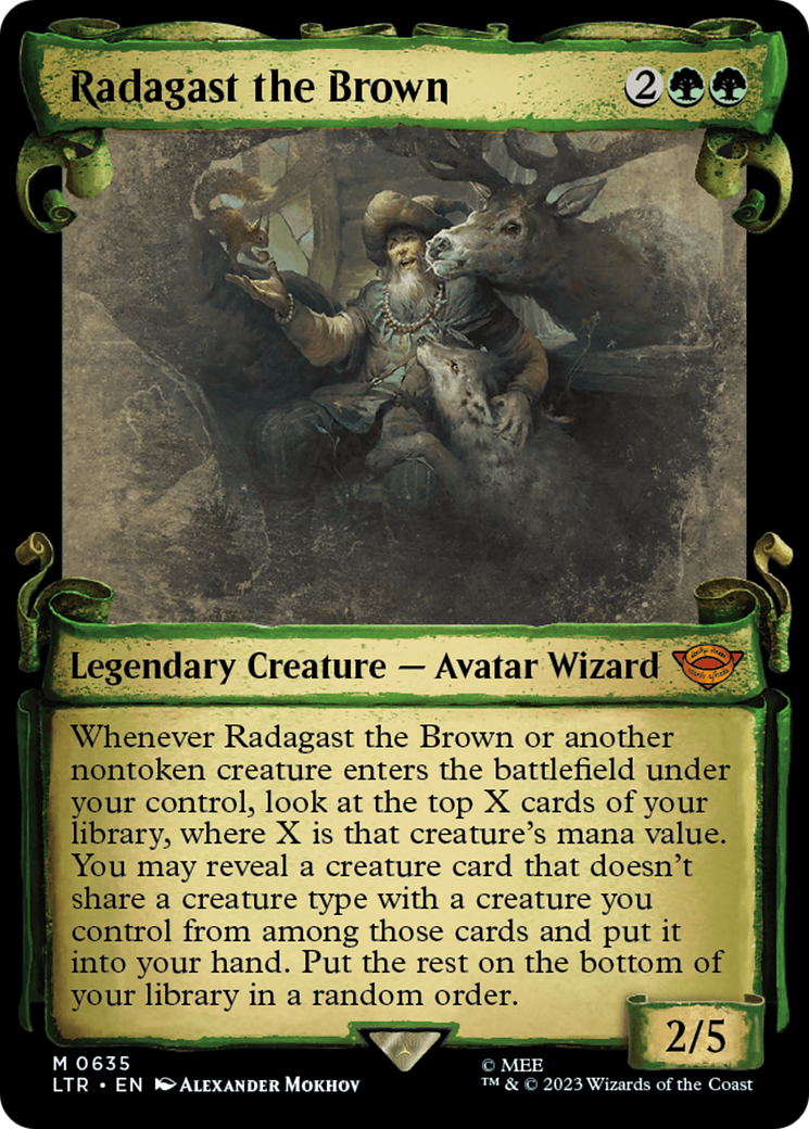 Radagast the Brown [The Lord of the Rings: Tales of Middle-Earth Showcase Scrolls] | Galaxy Games LLC