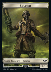 Soldier (004) // Vanguard Suppressor Double-Sided Token (Surge Foil) [Warhammer 40,000 Tokens] | Galaxy Games LLC