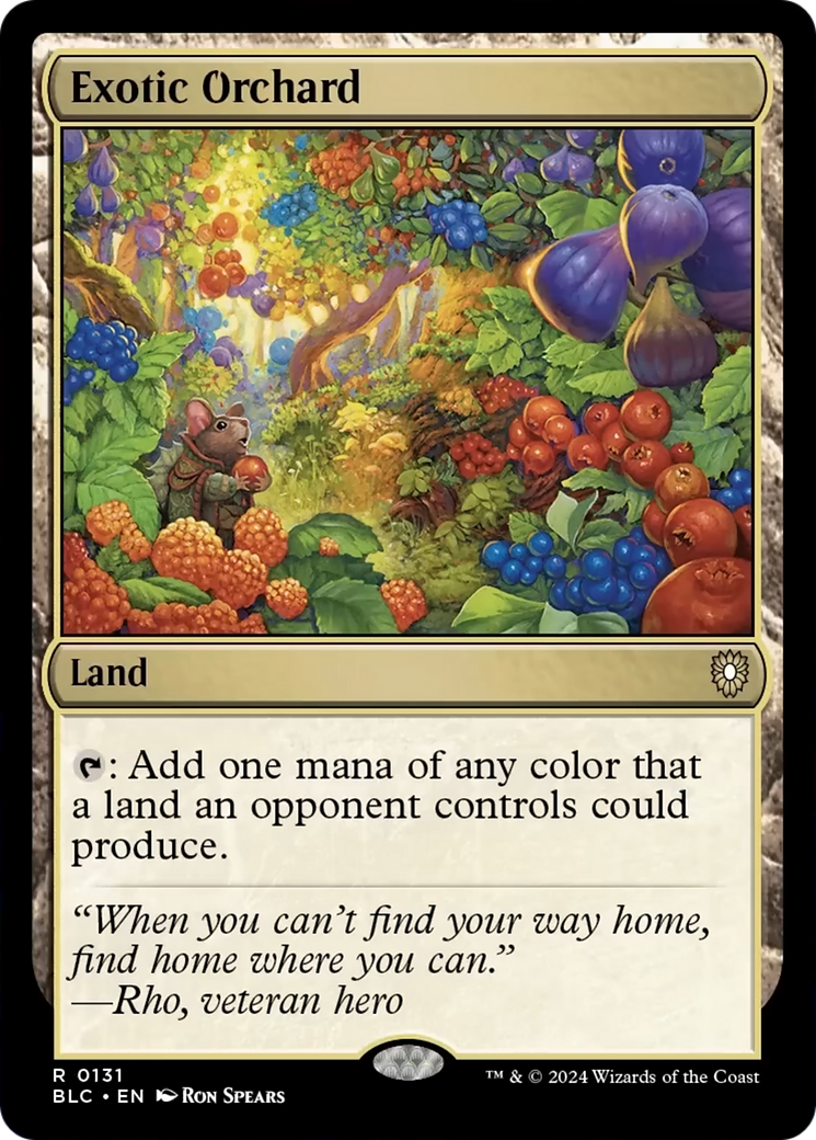 Exotic Orchard [Bloomburrow Commander] | Galaxy Games LLC