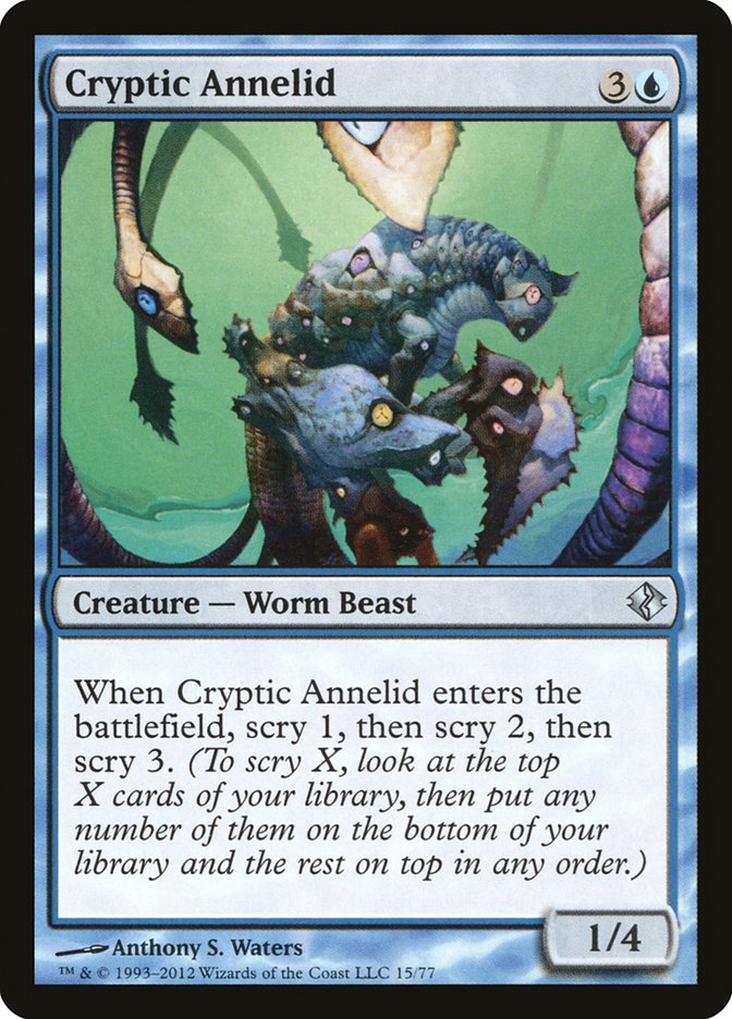 Cryptic Annelid [Duel Decks: Venser vs. Koth] | Galaxy Games LLC