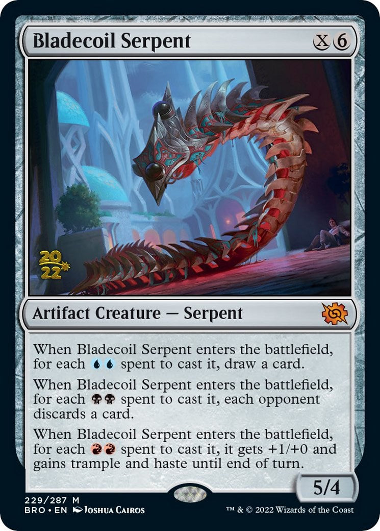 Bladecoil Serpent [The Brothers' War Prerelease Promos] | Galaxy Games LLC