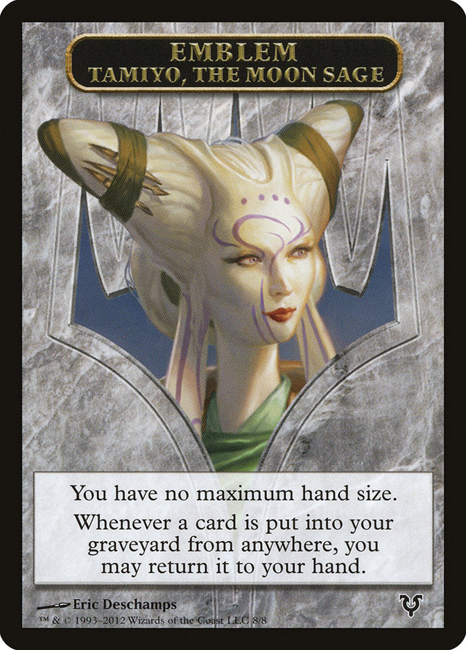 Tamiyo, the Moon Sage Emblem [Avacyn Restored Tokens] | Galaxy Games LLC