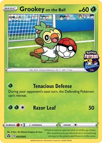 Grookey on the Ball (003/005) [Miscellaneous Cards] | Galaxy Games LLC