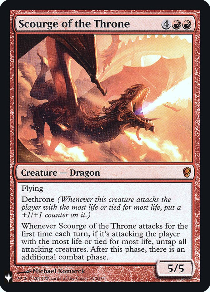 Scourge of the Throne [Mystery Booster] | Galaxy Games LLC