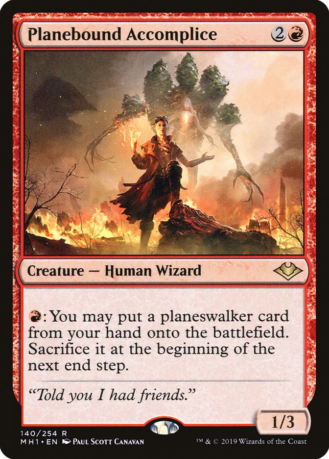 Planebound Accomplice [Modern Horizons] | Galaxy Games LLC