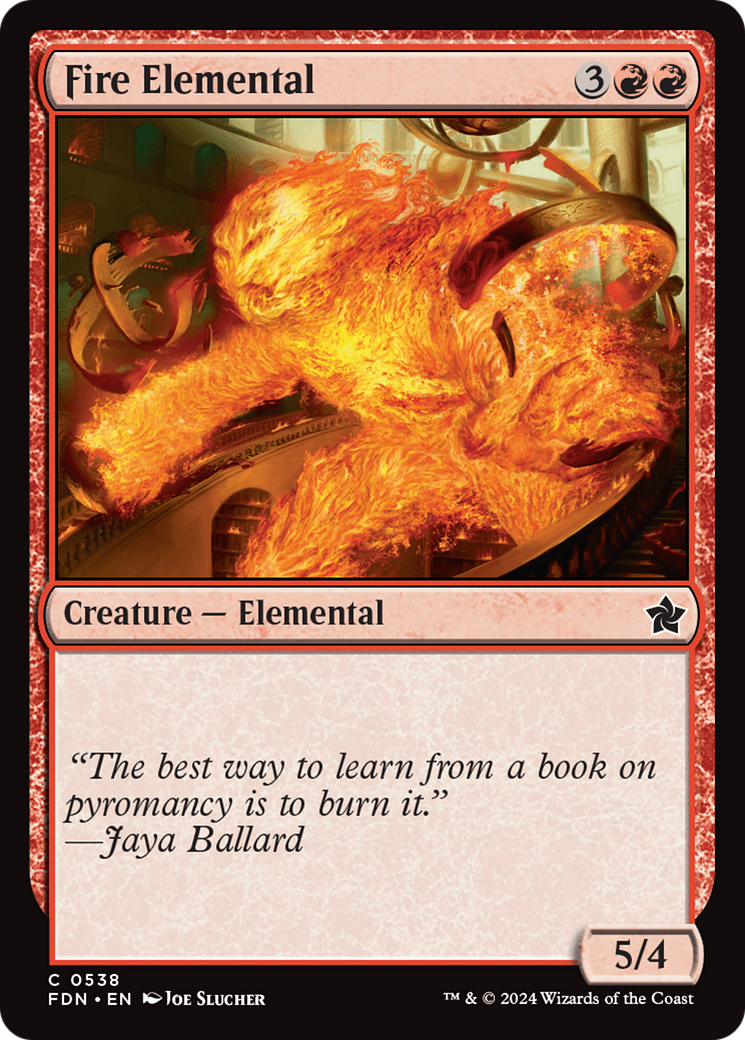 Fire Elemental [Foundations] | Galaxy Games LLC