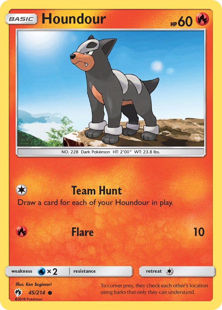 Houndour (45/214) [Sun & Moon: Lost Thunder] | Galaxy Games LLC