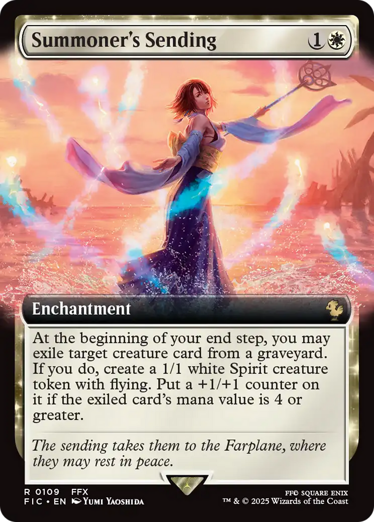 Summoner's Sending (Extended Art) [FINAL FANTASY Commander] | Galaxy Games LLC