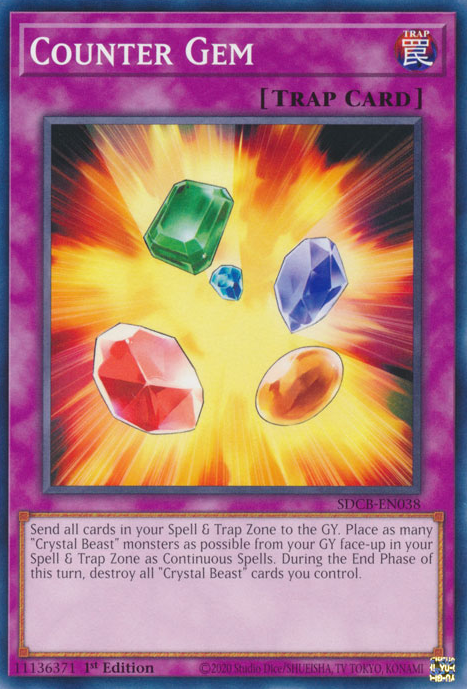 Counter Gem [SDCB-EN038] Common | Galaxy Games LLC